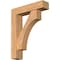 Ekena Millwork Westlake Block Smooth Bracket w/ Offset Brace, Western Red Cedar, 7 1/2"W x 32"D x 40"H BKT0806X32X40WTL05SWR - alternate 1